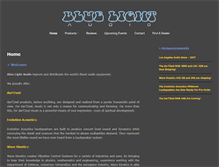 Tablet Screenshot of bluelightaudio.com